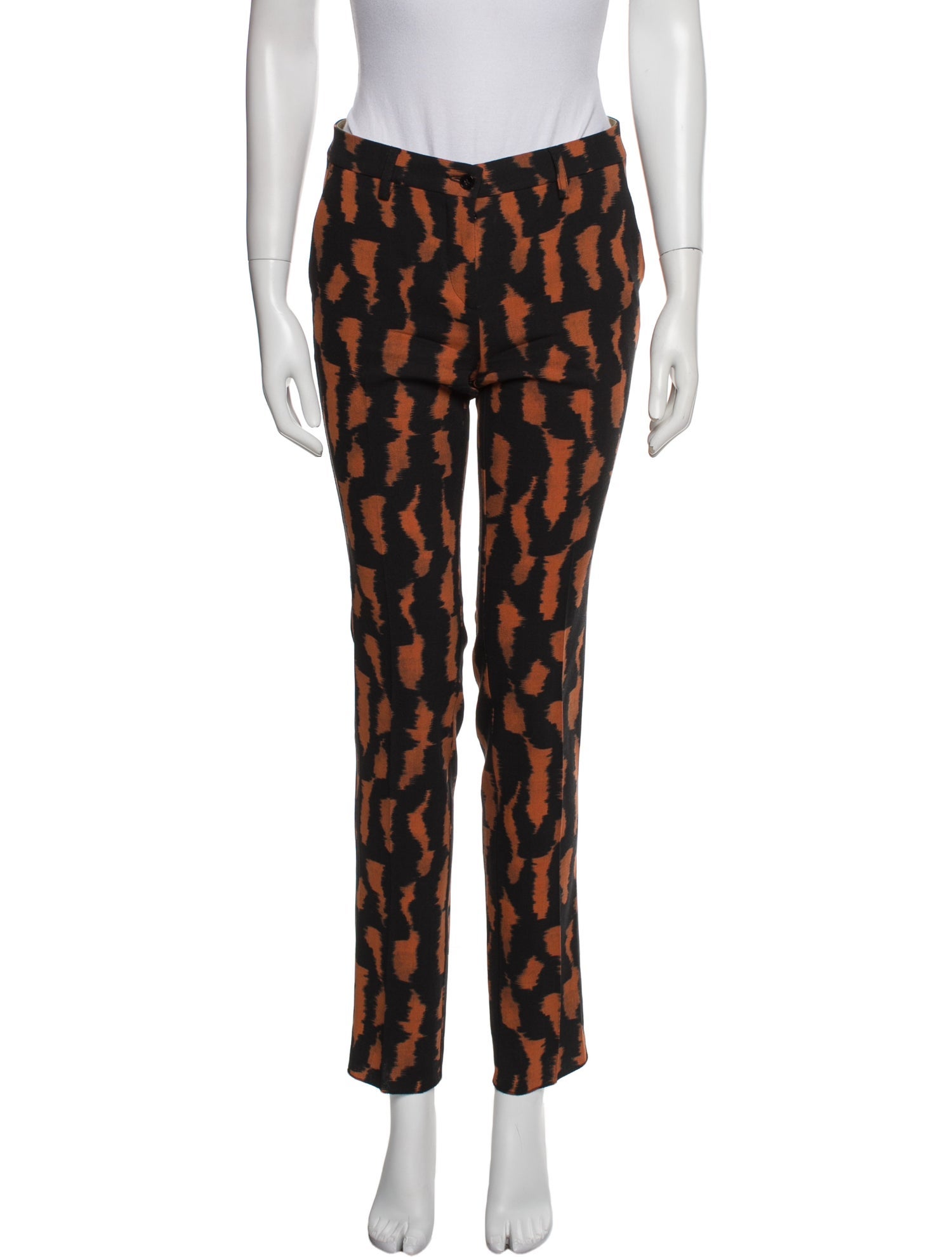 Etro Wool Straight Leg Pants